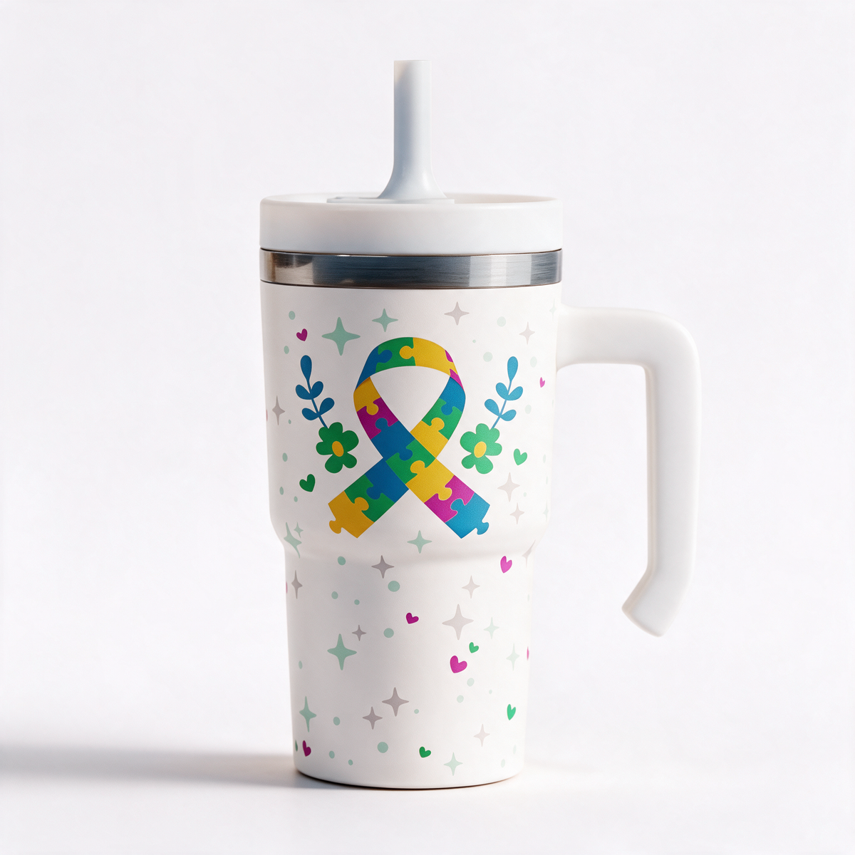 Autism Awareness Spill Proof Kids CREWCUP 20oz