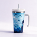 Dolphins Spill Proof Kids CREWCUP 20oz