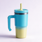 Yellow Blue Gradient Spill Proof Kids CREWCUP 20oz