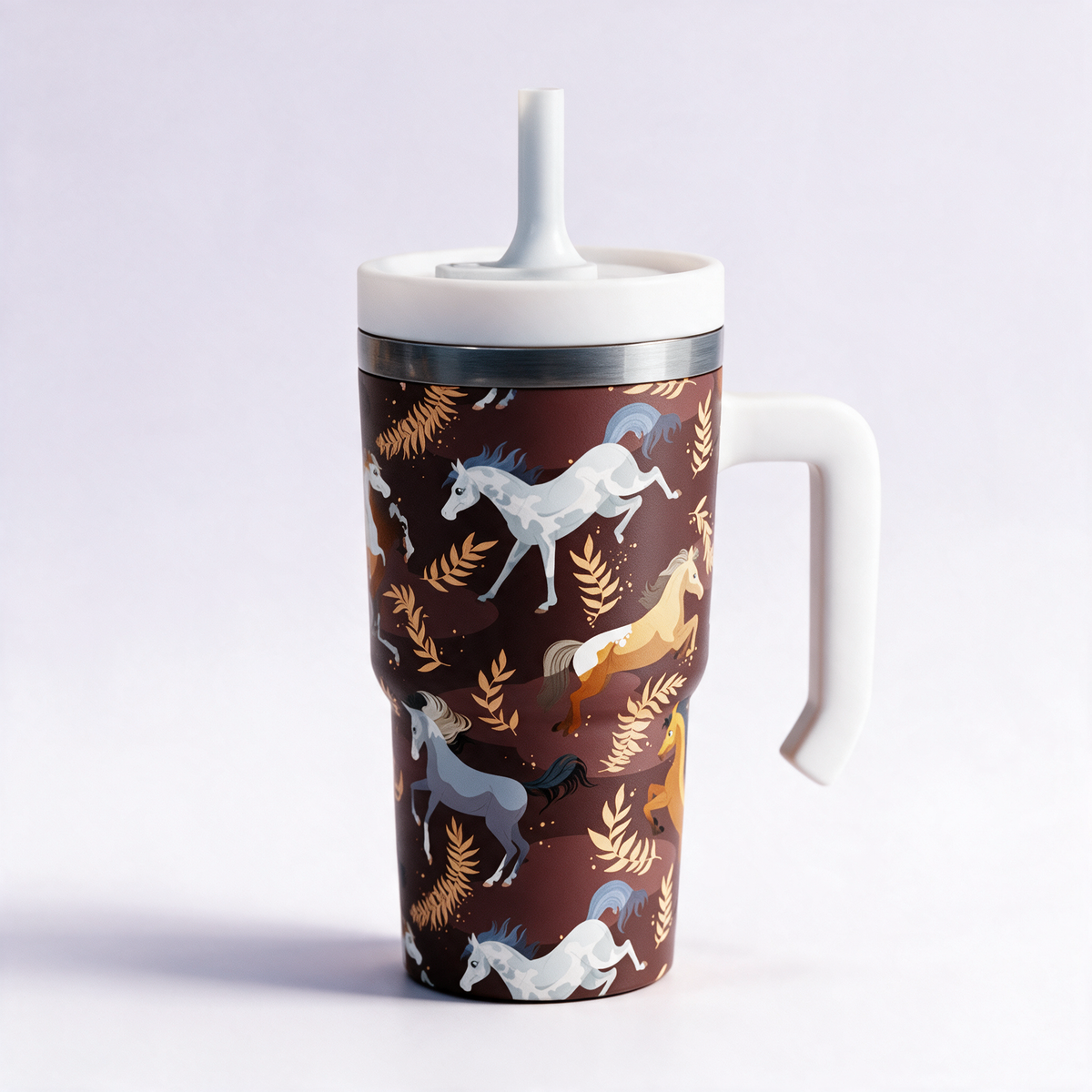 HORSES 1 Spill Proof Kids CREWCUP 20oz