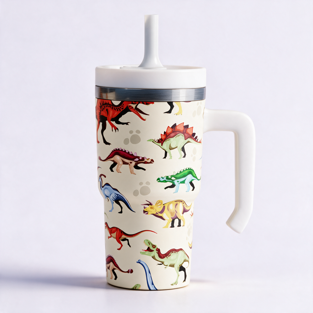 DINOSAURS 2  Spill Proof Kids CREWCUP 20oz
