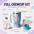 Agate Blue Spill Proof Kids CREWCUP 20oz