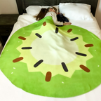 Double-Sided Watermelon / Kiwi Blanket